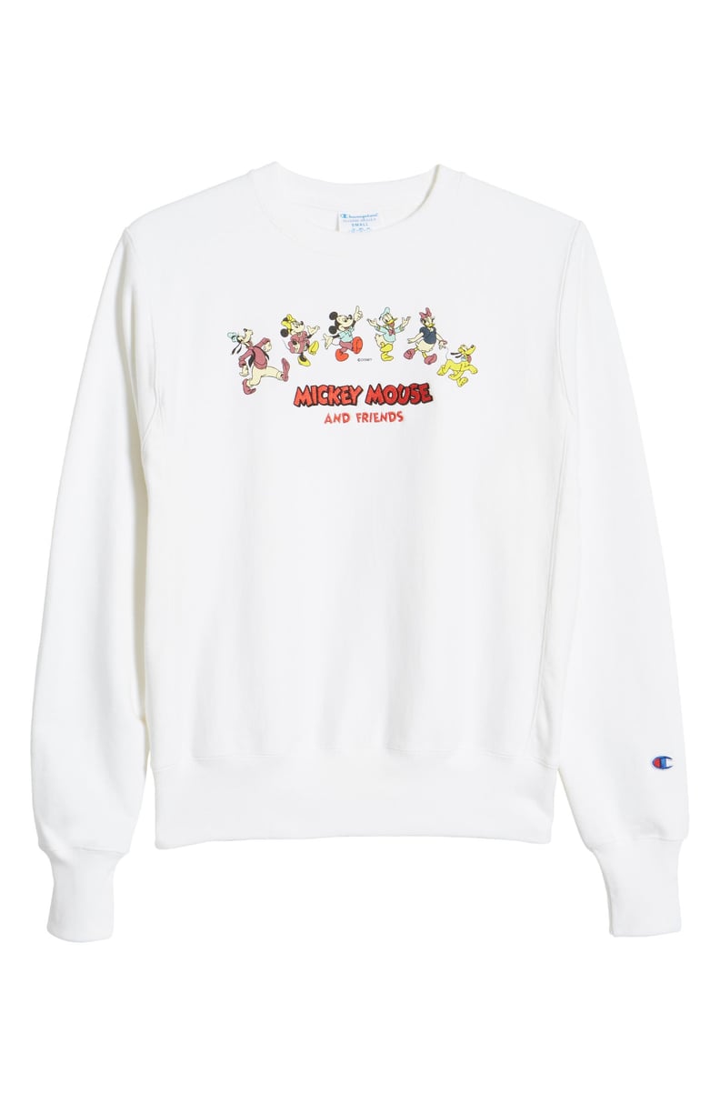For Everyday Comfort: Disney x Champion Mickey & Friends Graphic Sweatshirt