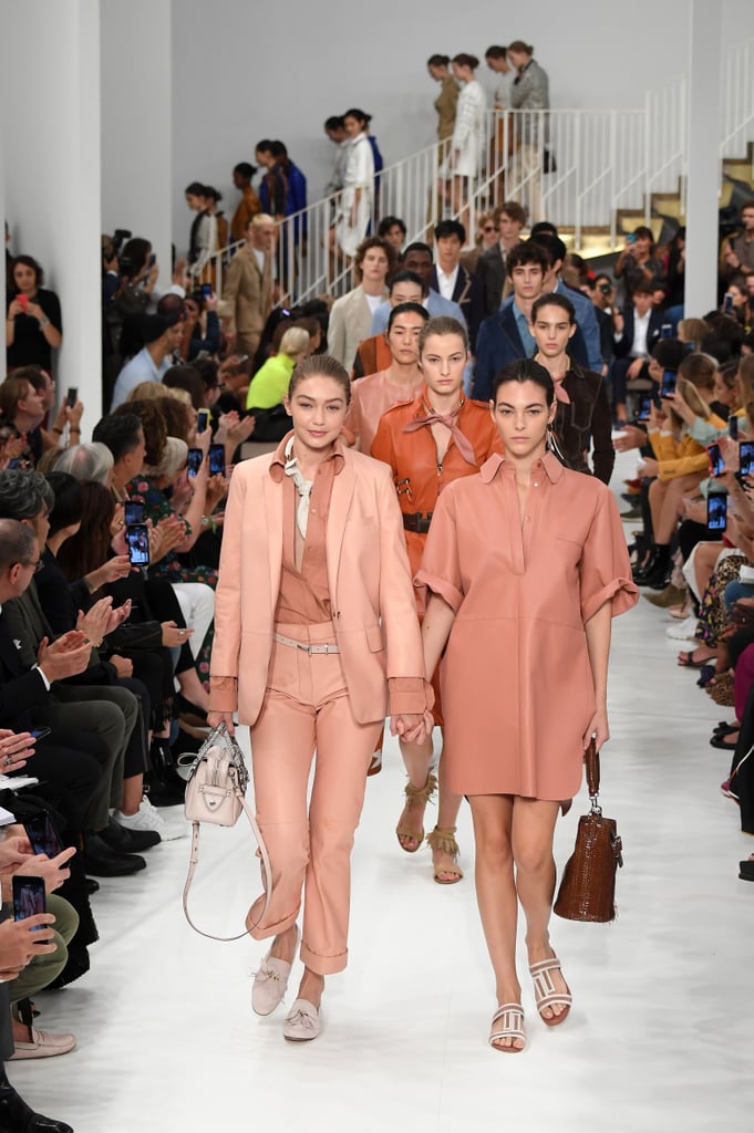 Gigi Walking in the Finale at Tod's Gigi Walking in the Finale at Tod's