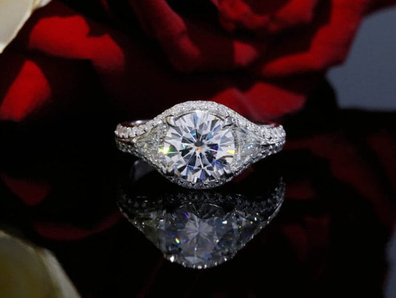 halo engagement ring