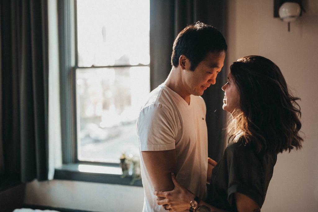 Romantic Loft Engagement Shoot