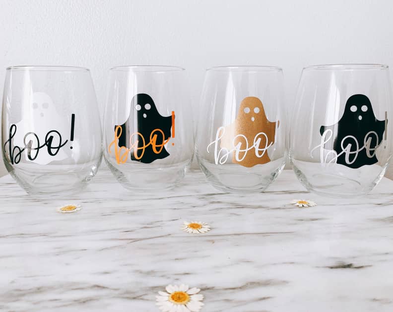 Halloween Wine Glasses, Halloween Barware