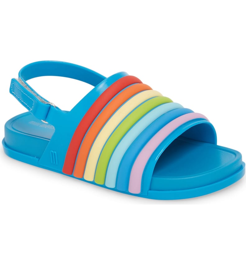 Mini Melissa Rainbow Beach Sandal