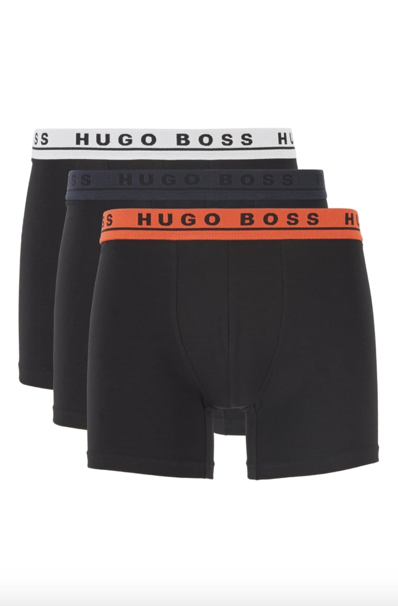 Hugo Boss Three-Pack of Boxer Briefs in Stretch Cotton