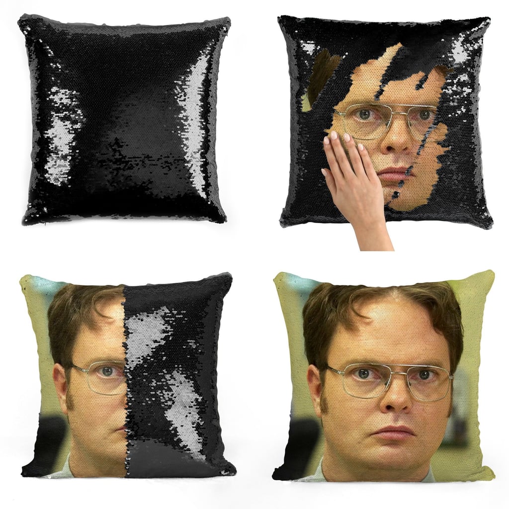 You Can Also Choose Rose Gold Sequins For This Pillow