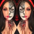 This Makeup Artist's 2-Faced Halloween Looks Will Make You Do a Double Take