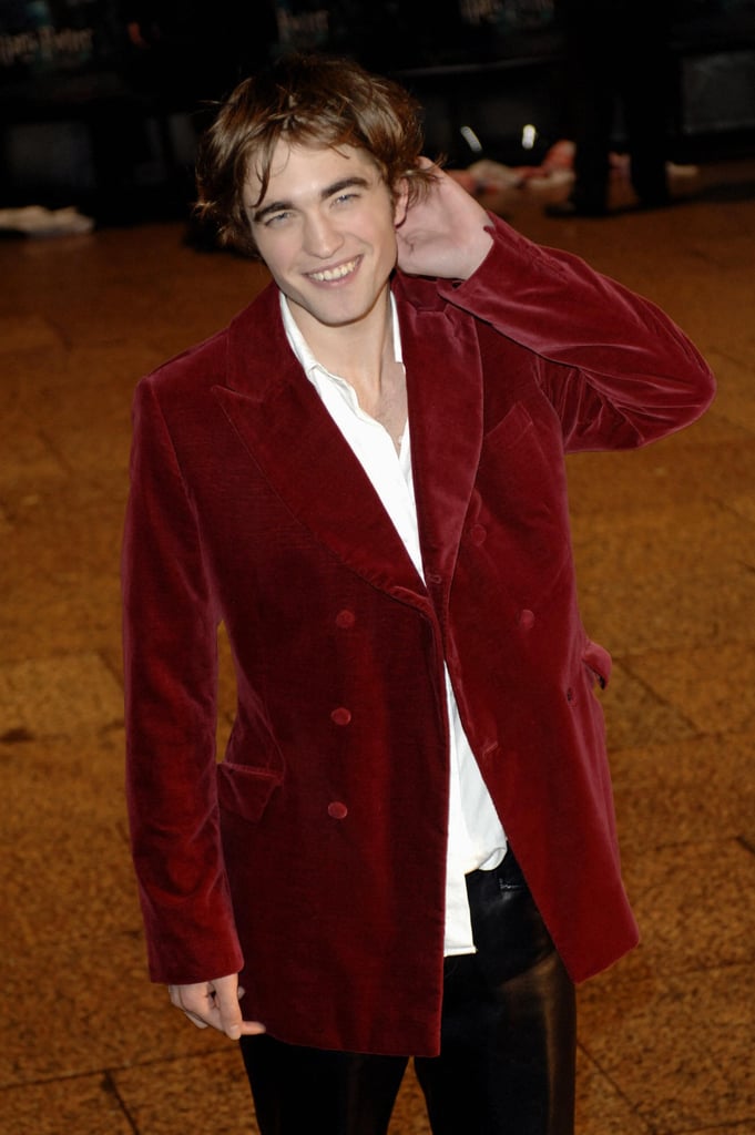 Rob perfected his hair at the November 2005 London premiere of Harry Potter and the Goblet of Fire.