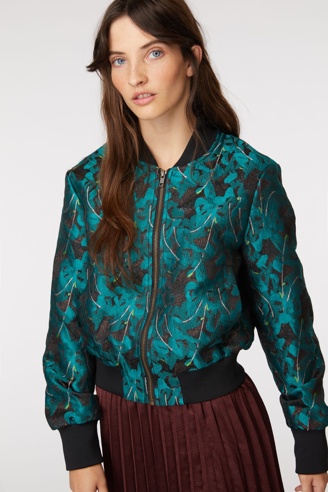 Gorman - Women's Coats & Jackets  Wild Roses Jacquard Bomber Jacket