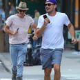 May We All One Day Be as Happy as Leo Blissfully Running to Catch a Cab in NYC