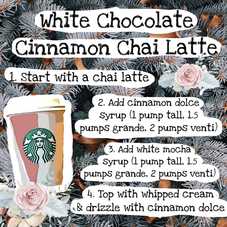 White-Chocolate Cinnamon Chai Latte