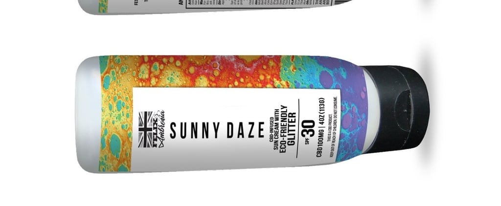 Weed and Glitter Infused Sunscreen from Felix & Ambrosia