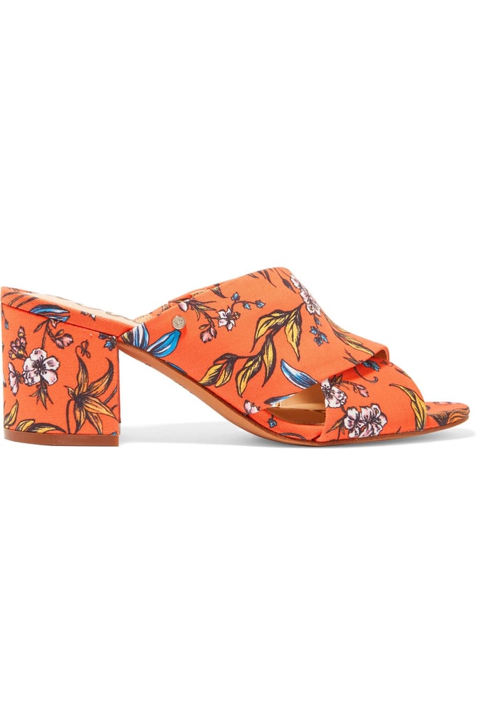 Sam Edelman Stanley Printed Twill Mules