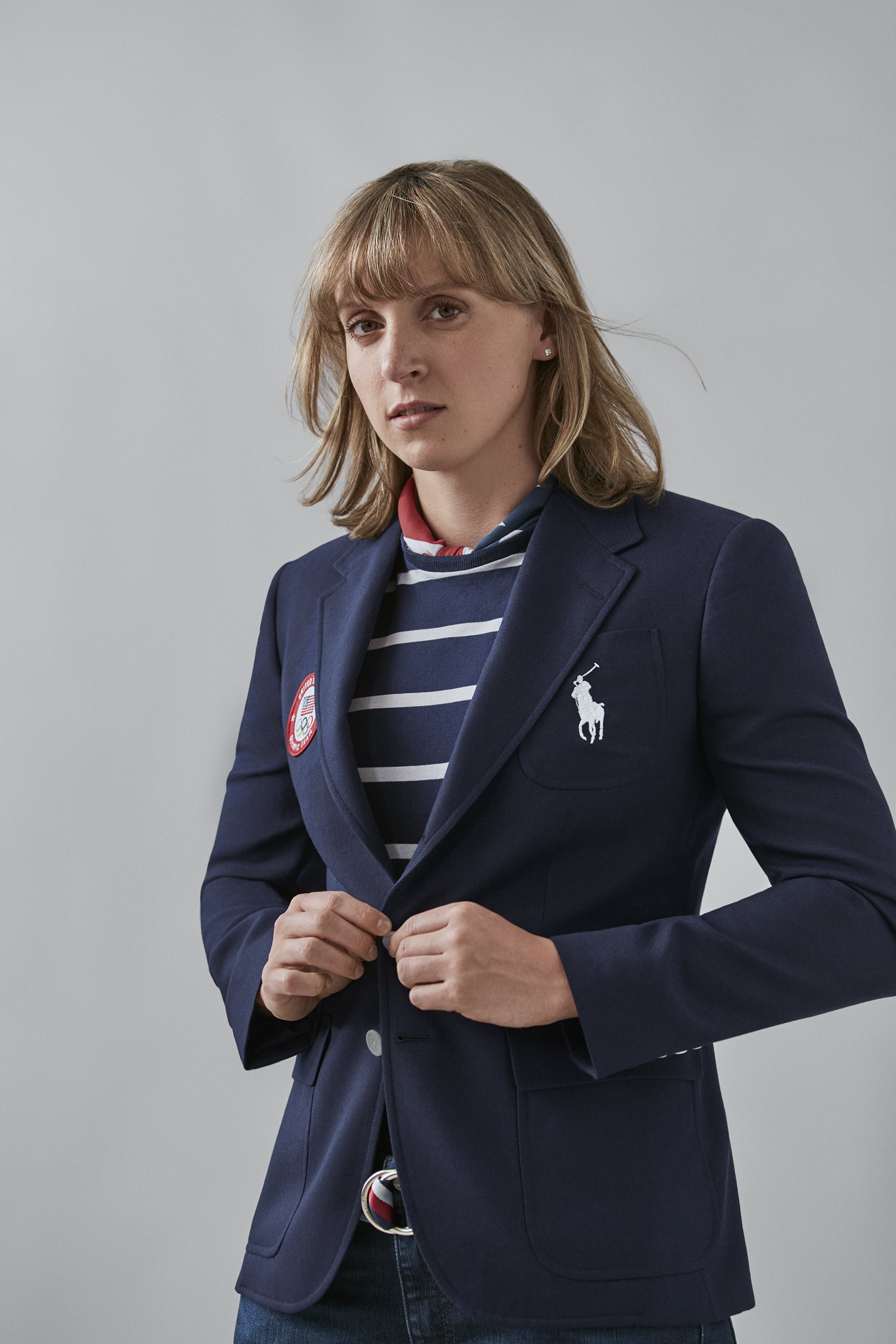 Team Usa Opening Ceremony Outfit On Swimmer Katie Ledecky Tokyo Olympics Opening Ceremony Is 9 Days Away Here S What Team Usa Will Be Wearing Popsugar Fitness Photo 3