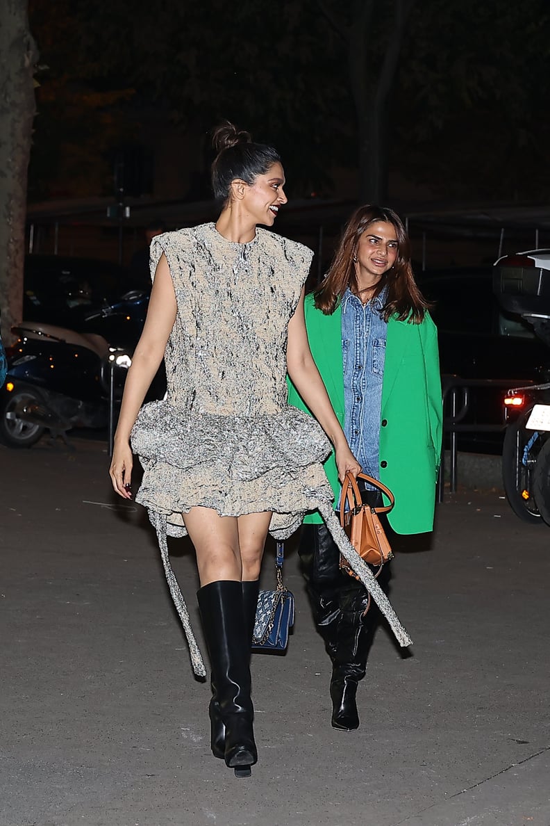 Deepika Padukone wows in a goth-glam look at Paris Fashion Week