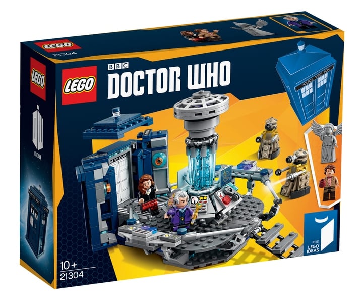 The official Lego Doctor Who set box.