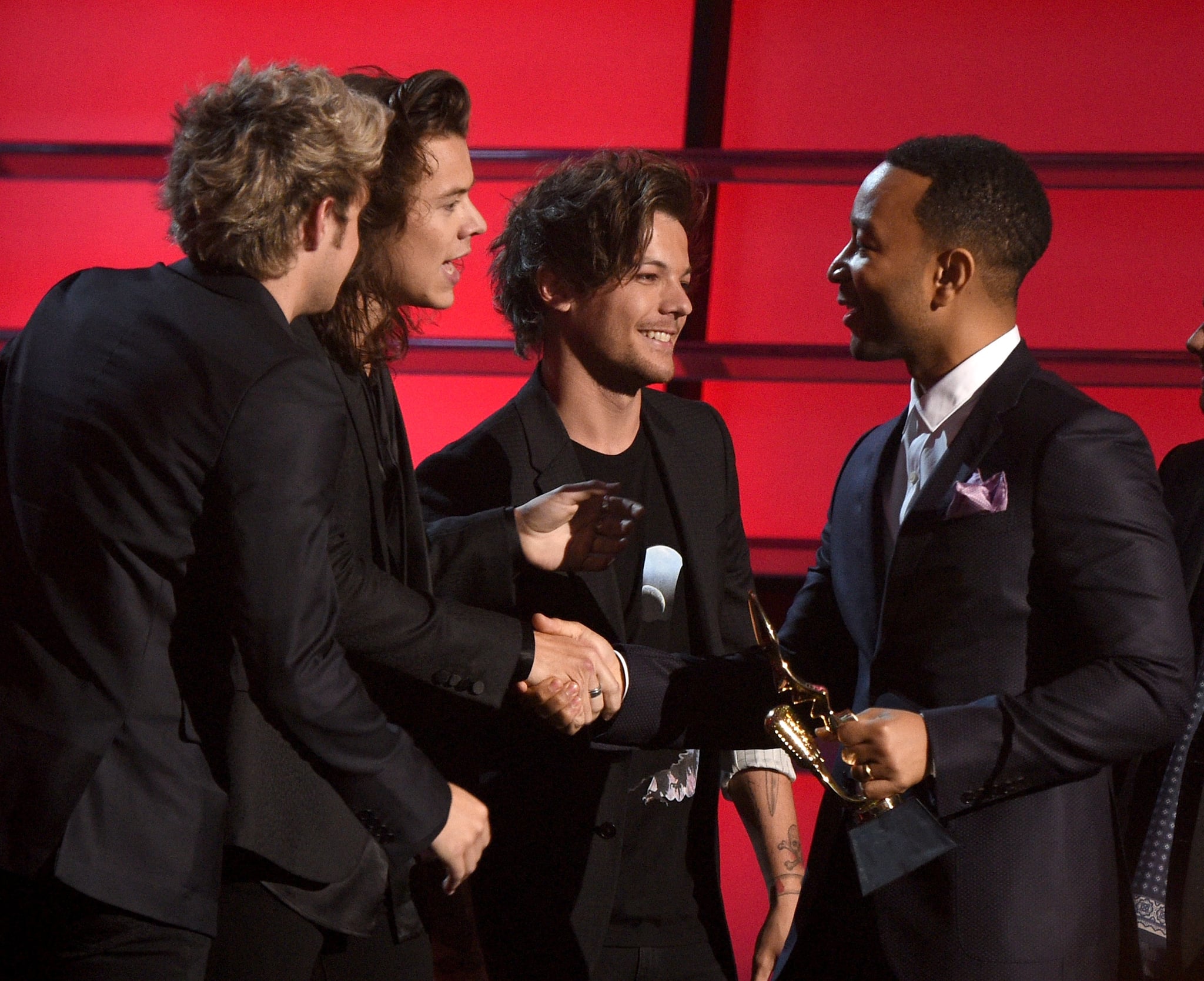 One Direction And John Legend The Number Of Bromances That Blossomed At The Billboard Music Awards Is Hilarious Popsugar Celebrity Photo 7
