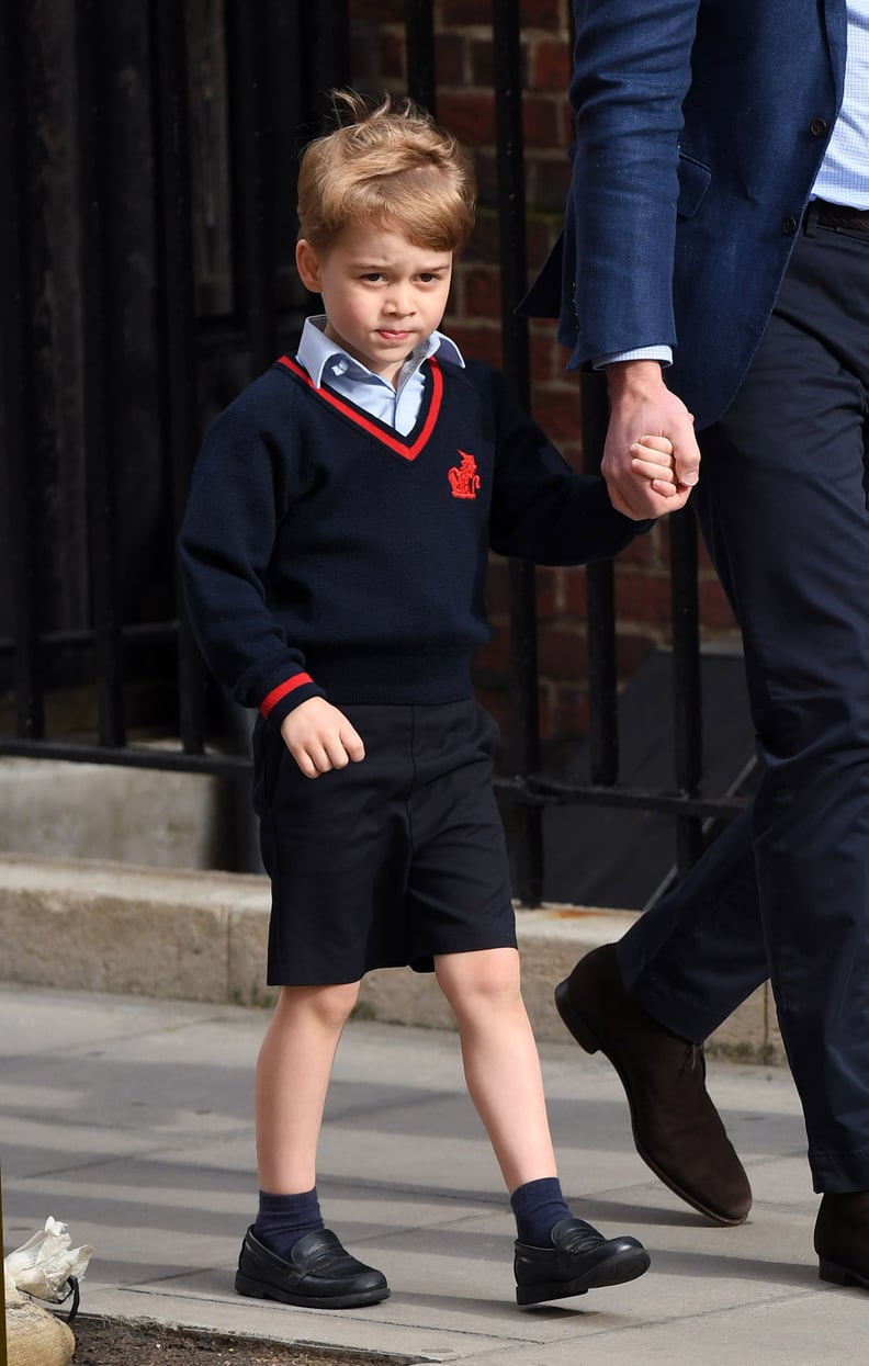 The Future King Looked Outrageously Cute in His School Uniform