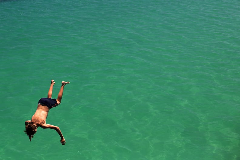 Australians everywhere are jumping into the ocean.