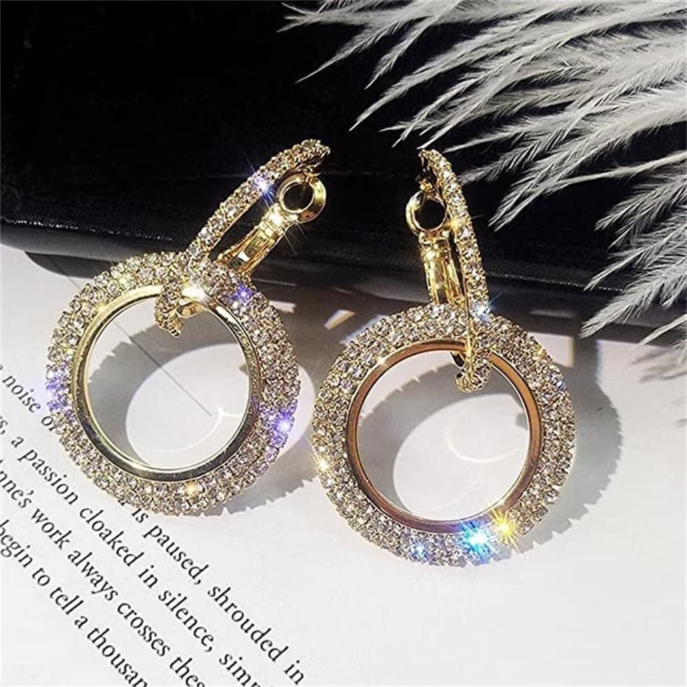 Sparkling Jewerly: Aioweika Tassel Round Earrings