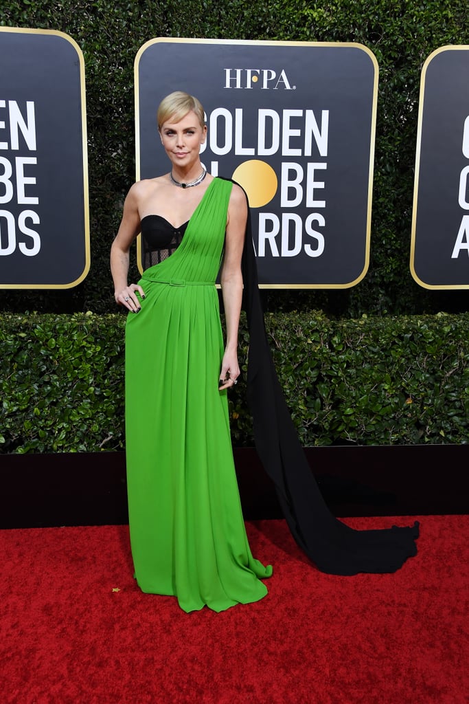 Charlize Theron at the 2020 Golden Globes