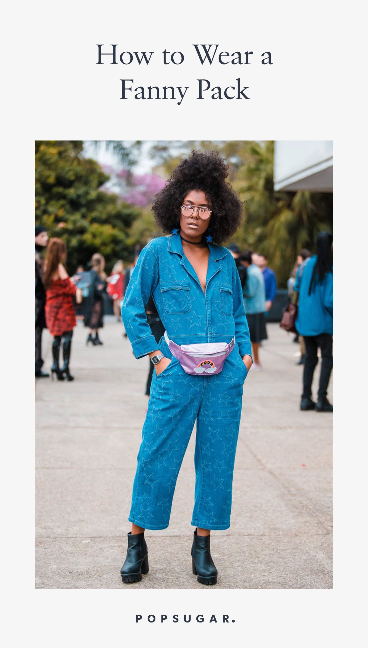 Fanny pack deals wearing