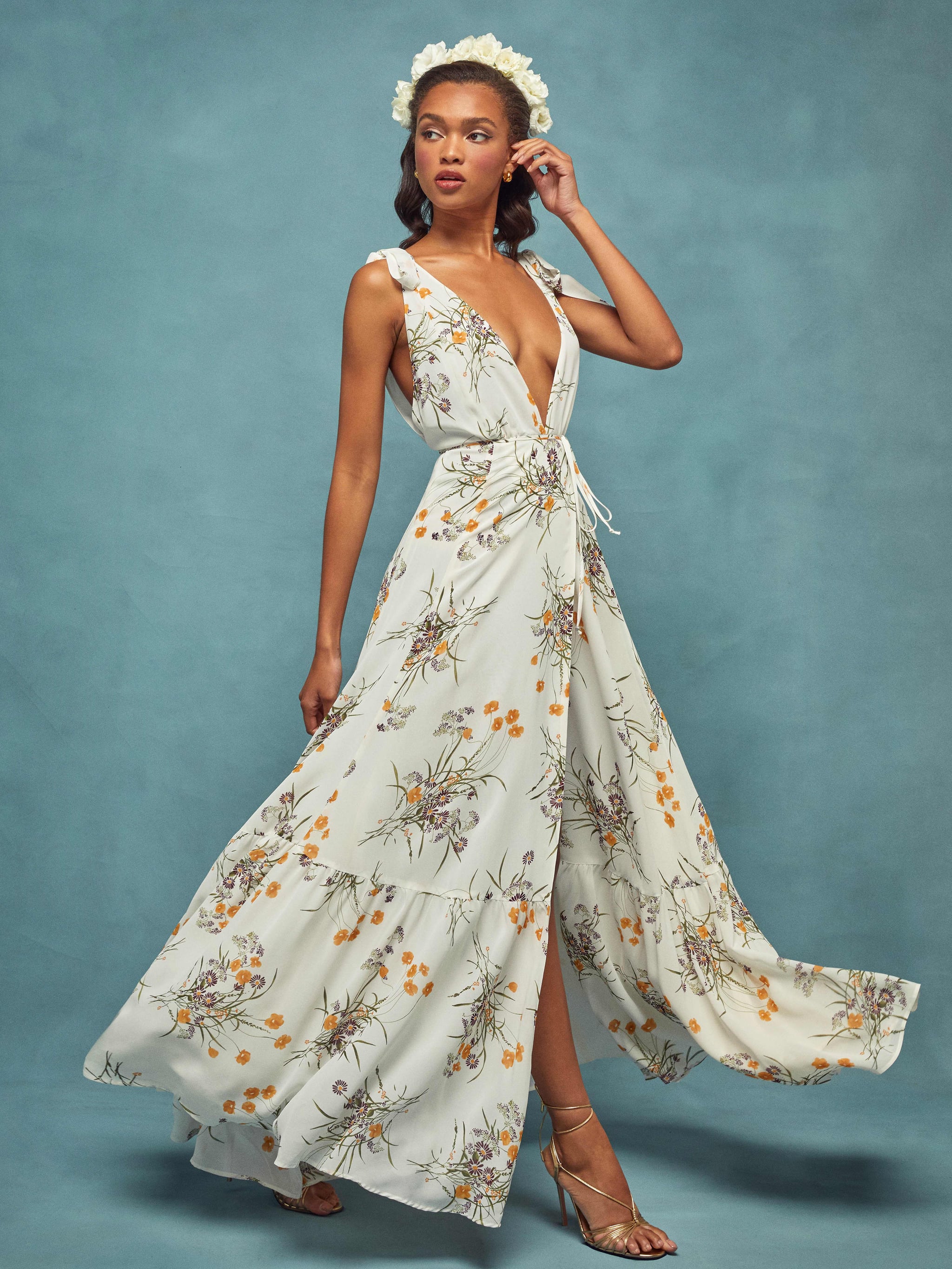 reformation chardonnay dress
