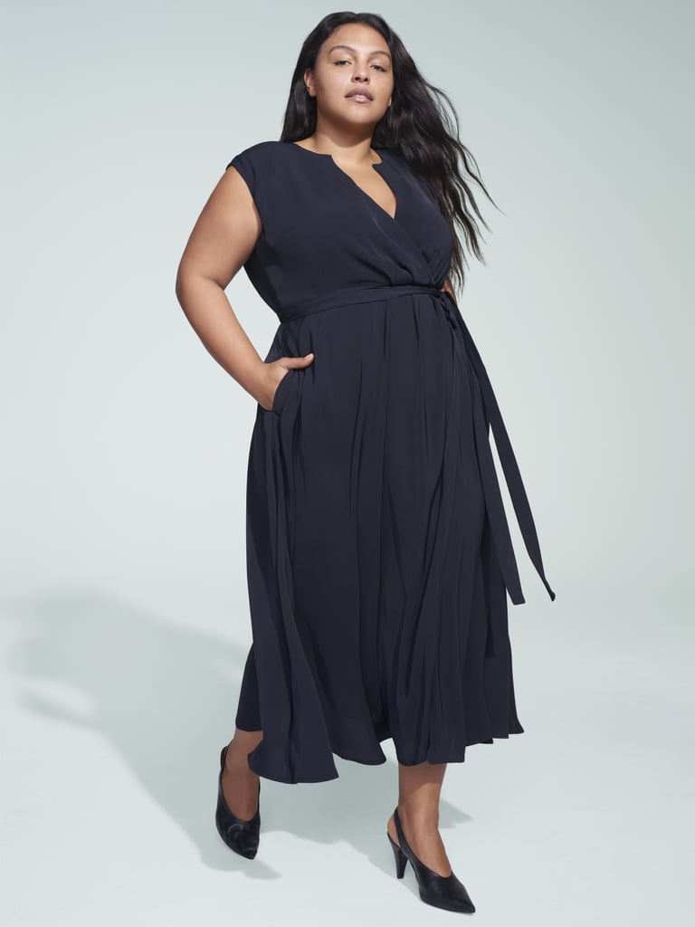 Jason Wu/ELOQUII Notch Collar Wrap Dress