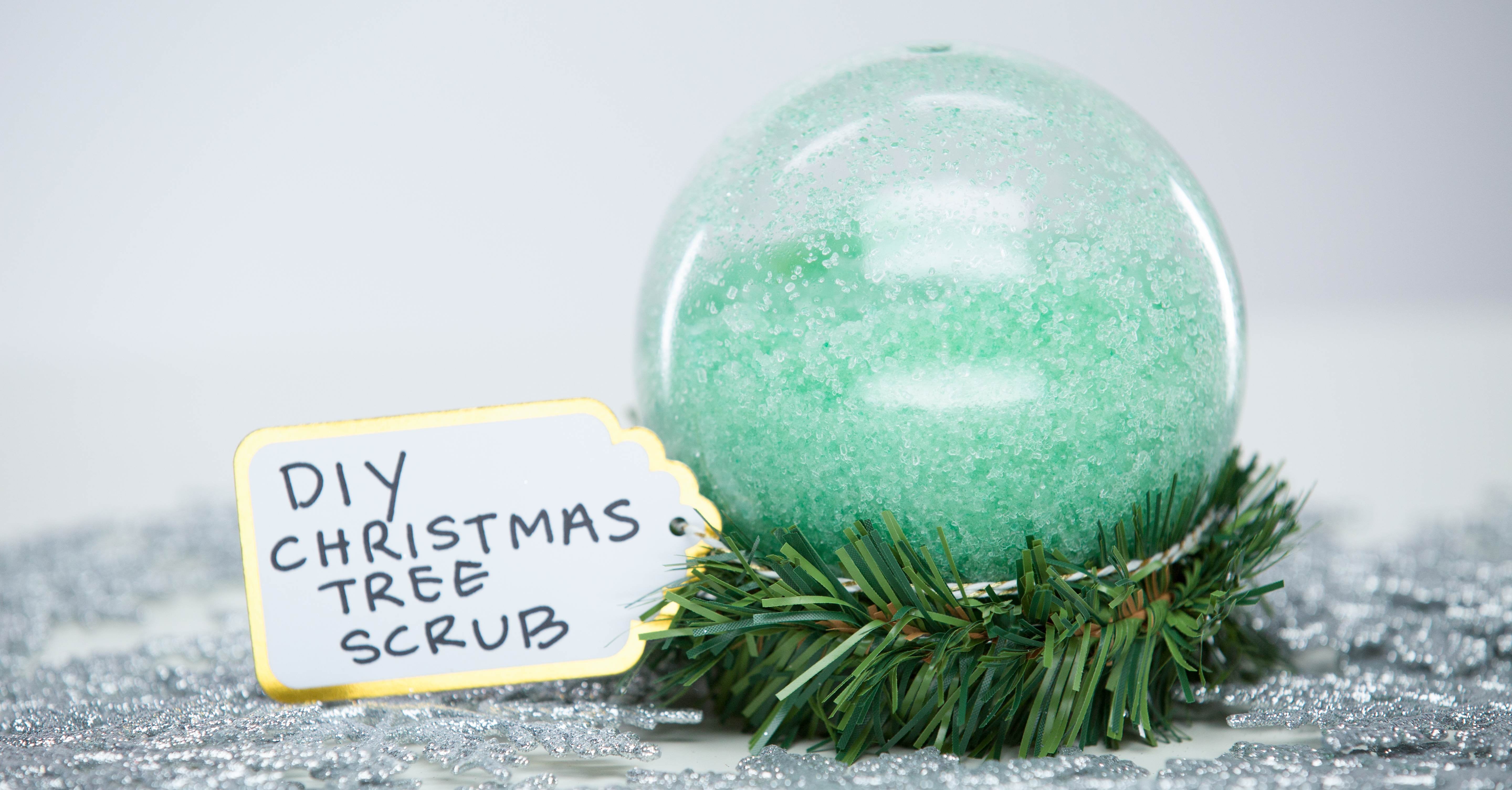 DIY Christmas Tree Body Scrub POPSUGAR Beauty