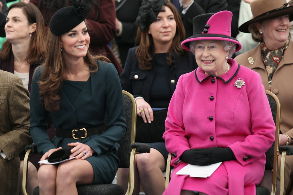 Kate and Queen Elizabeth Sitting Together 2012