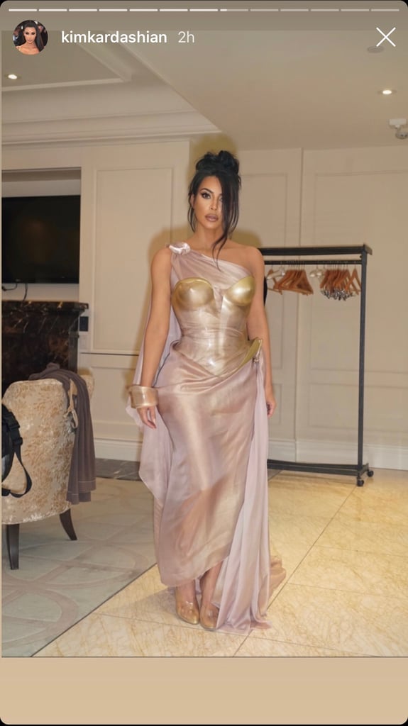 Kim Kardashian Wears Mugler Outfits Feb. 2019