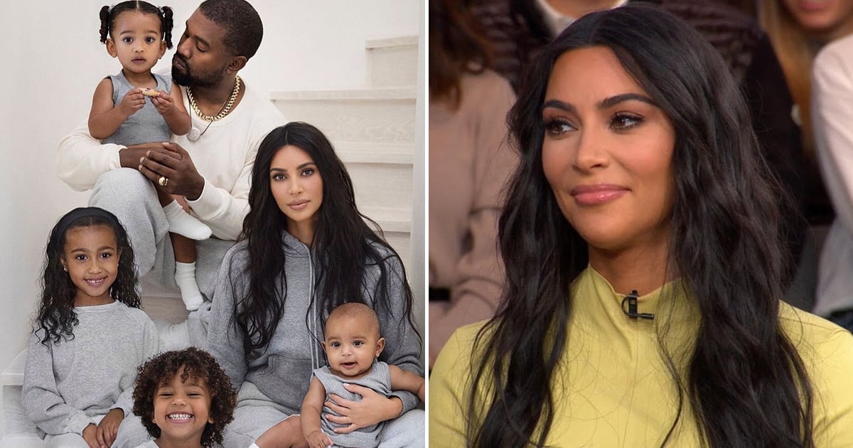 Kim Kardashian's Morning Routine With Her 4 Kids | Video | POPSUGAR Family
