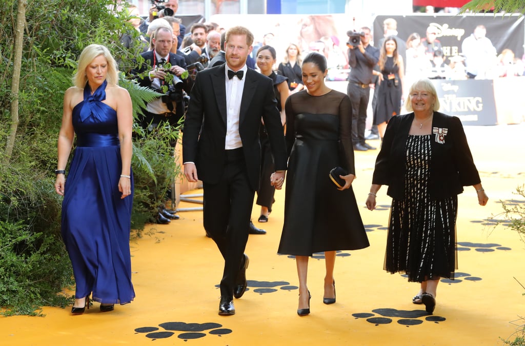 Pictured: Prince Harry and Meghan Markle at The Lion King premiere in London.