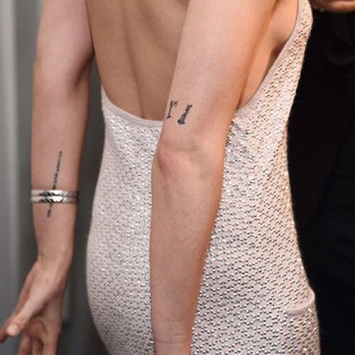 Kristen Stewart’s Elbow Tattoo
