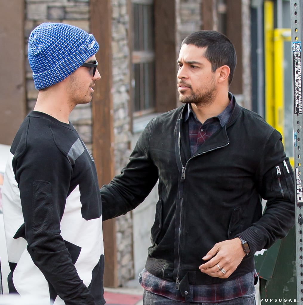 Nick and Joe Jonas Out With Wilmer Valderrama January 2016