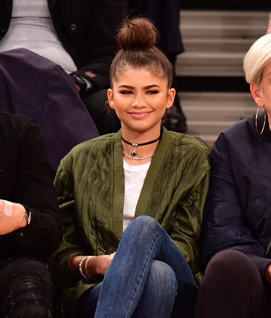 Zendaya and Odell Beckham Jr. at Knicks Game November 2016