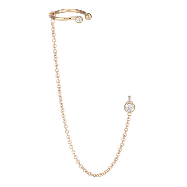 When it comes to jewelry, I'm all about simplicity with a twist. I'm currently obsessing over this Ariel Gordon diamond link ear cuff ($360), which manages to be a statement piece without feeling too flashy. 
— AM