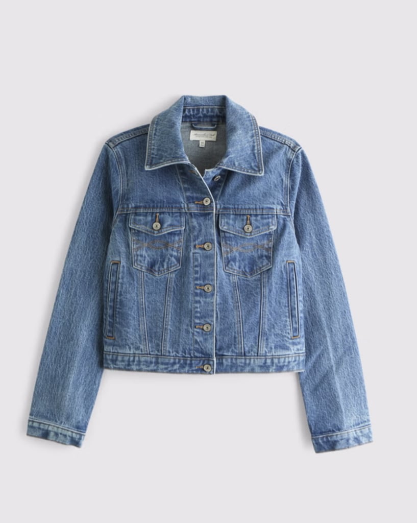 Abercrombie & Fitch Slim Denim Trucker Jacket