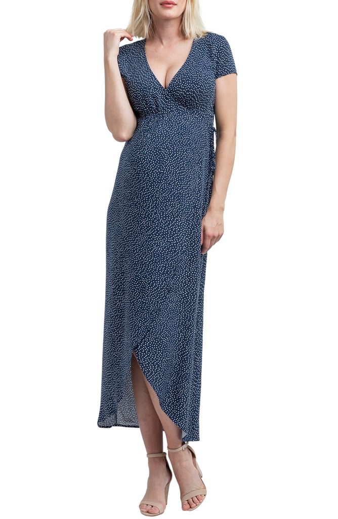 Nom Maternity Delilah Maxi Wrap Maternity/Nursing Dress