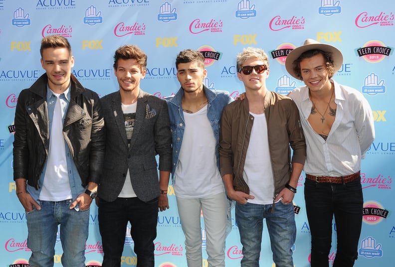 One Direction at the Teen Choice Awards in 2013