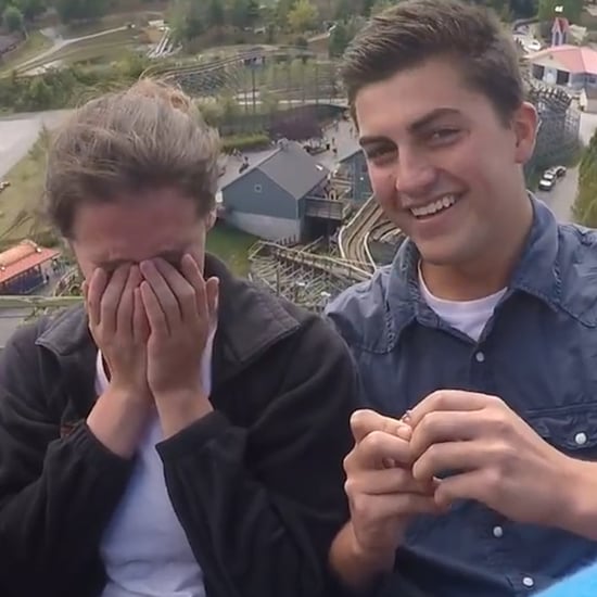 Man Proposes to Girlfriend on Roller Coaster