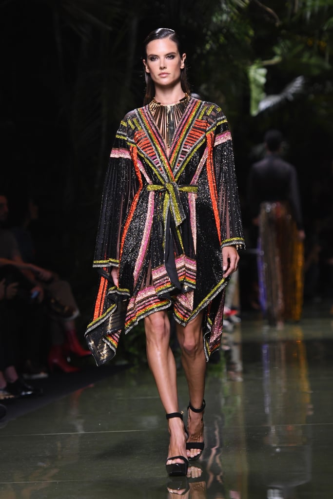 Alessandra Ambrosio at Paris Fashion Week Spring 2017