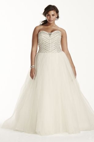 Tulle Dress With Crystals