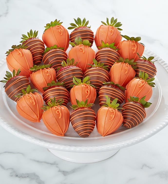 For Dessert: Pumpkin Patch Dipped Strawberries