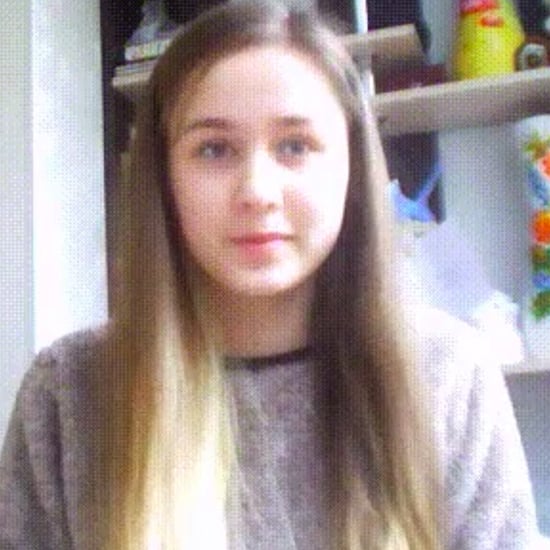 Brunette to Blond Hair GIF