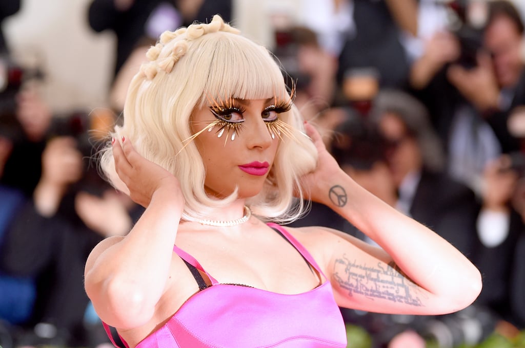 Lady Gaga Eyelashes at the Met Gala 2019