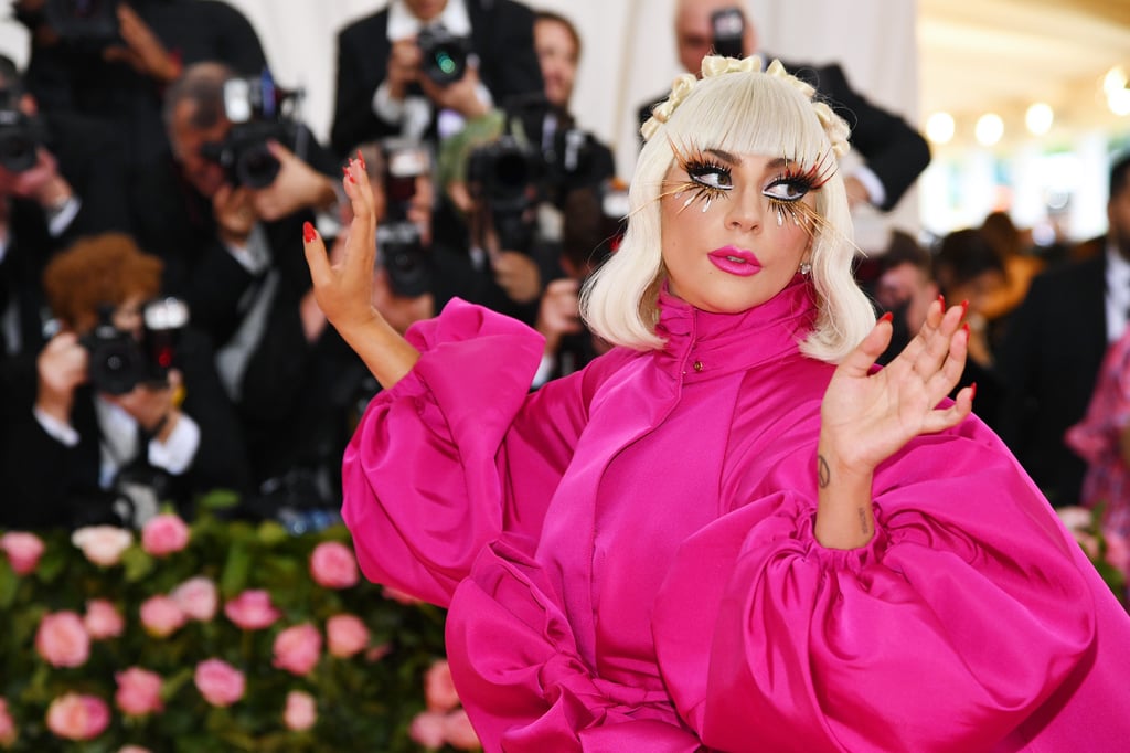 Lady Gaga Eyelashes at the Met Gala 2019