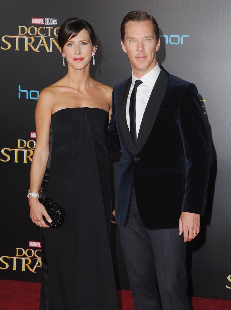 Benedict Cumberbatch Sophie Hunter on Red Carpet Oct. 2016
