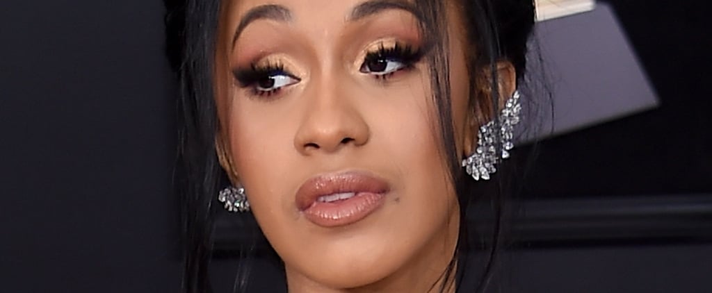 Cardi B Stomach Hair at the Grammy Awards