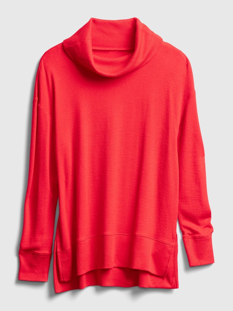 Gap Softspun Cowl-Neck Top