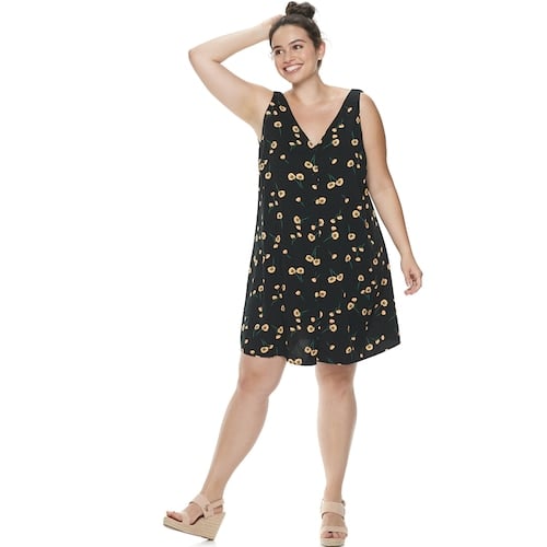 POPSUGAR Plus Size Button-Front Dress