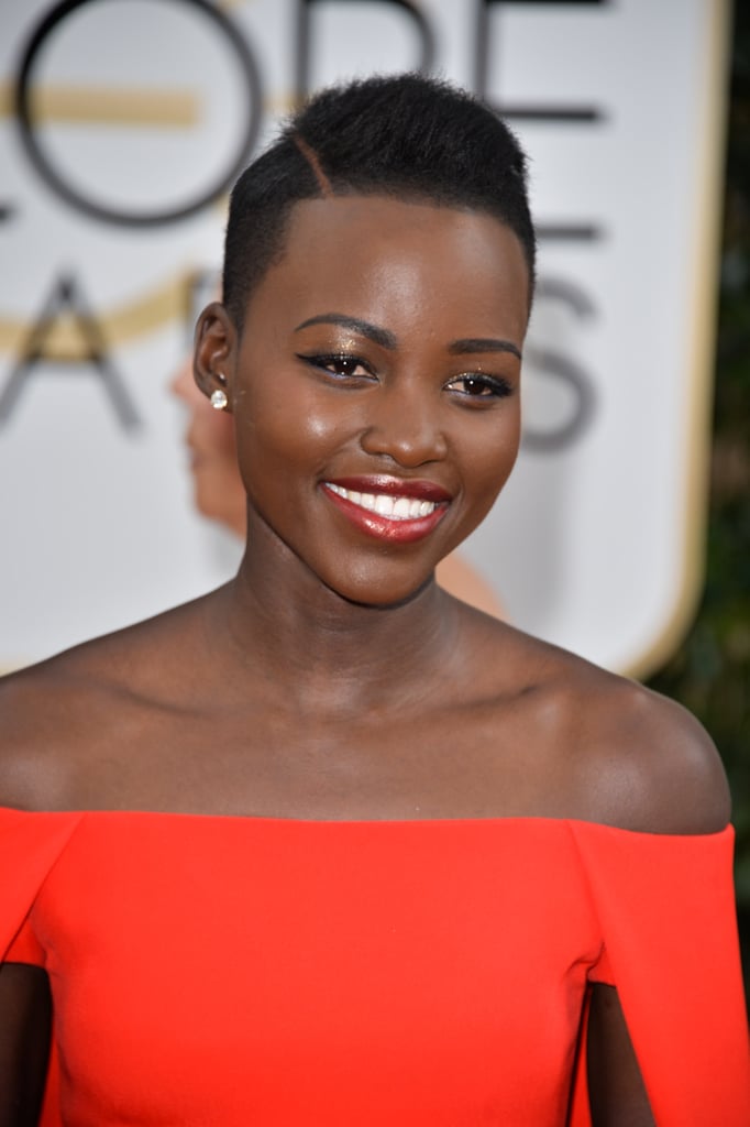 Lupita Nyong'o at the Golden Globes 2014